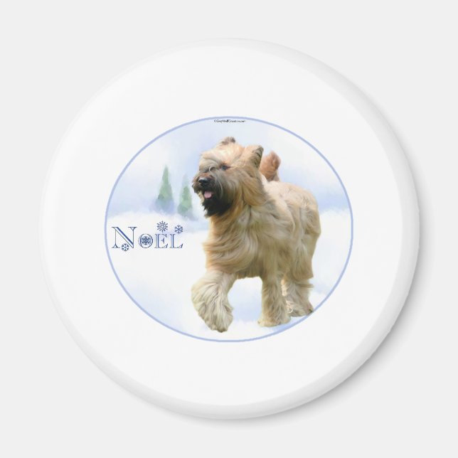 Briard Noel Magnet (Framsidan)