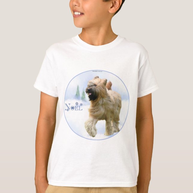 Briard Noel Tee Shirt (Framsida)