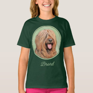 Briard Painting - Cute Original Hund Art T-Shirt