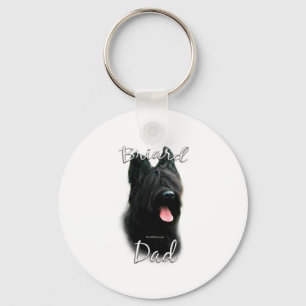 Briard Pappa 2 Nyckelring