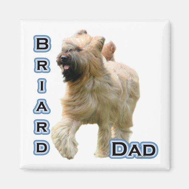 Briard Pappa 4 - Magnet (Framsidan)