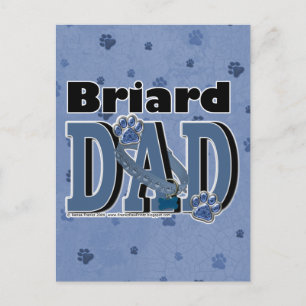 Briard PAPPA Vykort