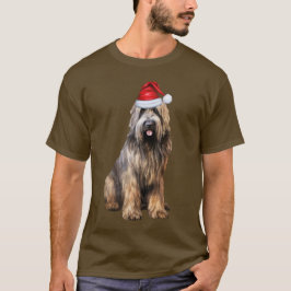 Briard Shepherd Hund älskare Funny jul T Shirt