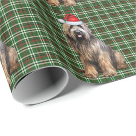 Briard Shepherd Hund Funny Helgdag Play jul Presentpapper