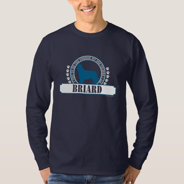 Briard Tee Shirt (Framsida)