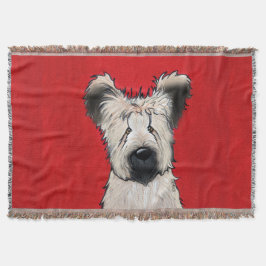 Briard Throw Blanket Filt