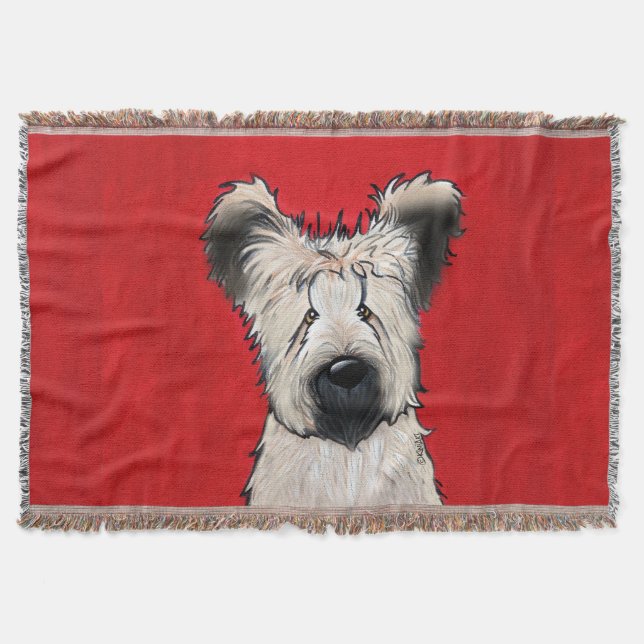 Briard Throw Blanket Filt (Framsidan)