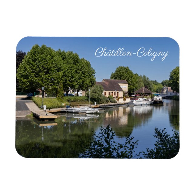 Briarekanalen, Chatillon-Coligny, Frankrike Magnet (Horisontell)