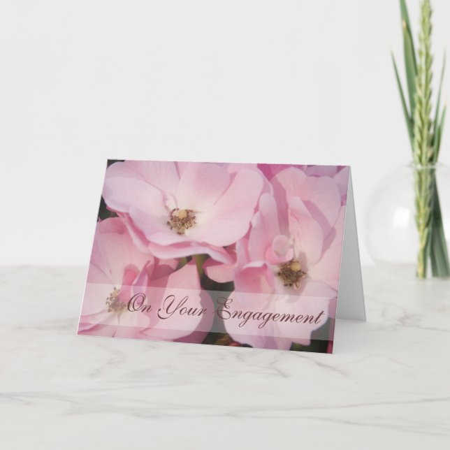 Briaren steg •, Förlovninglyckönskankort Kort (Framsida)