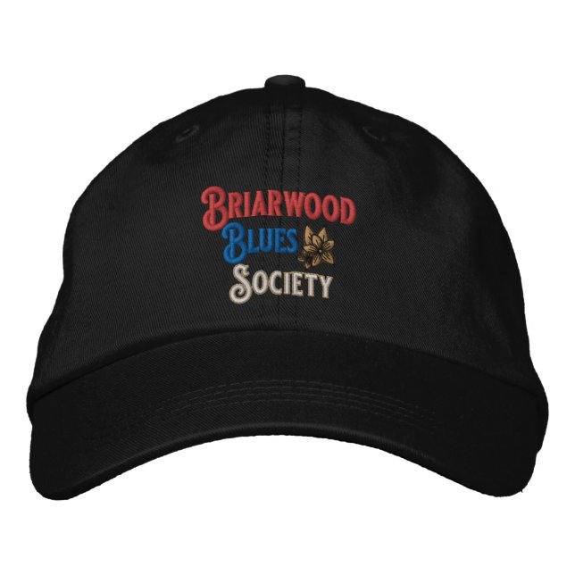 Briarwood Blues Society Classic Ball Cap Broderad Keps (Framsida)