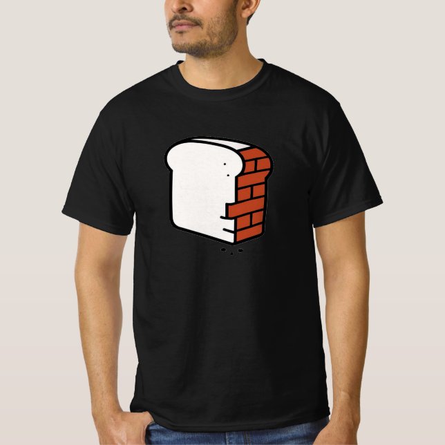 Brick Bread - minimalistisk LT-shirt Unisex T Shirt (Framsida)
