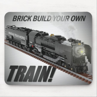 Brick Built Northern Locomotive Mousepad Musmatta