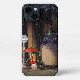 Brick byggt Totoro iPhone 13 Fodral