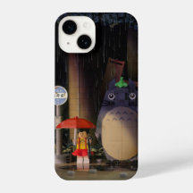Brick byggt Totoro iPhone 14 Fodral