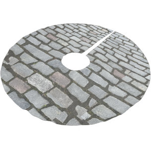 Brick Cobblestone Stone Pathway Sidepromenad Julgransmatta Borstad Polyester
