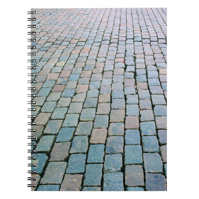 Brick Courtyard - Marketplatz - bärbar dator Anteckningsbok Med Spiral (Framsidan)
