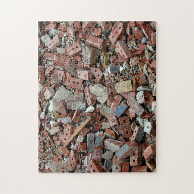 Brick Demolition Rubble Pussel (Vertikal)