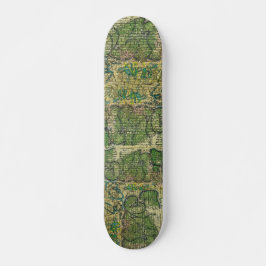 Brick Graffiti New York Skateboard Bräda 20 Cm