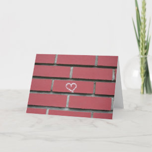 Brick Heart Helgkort