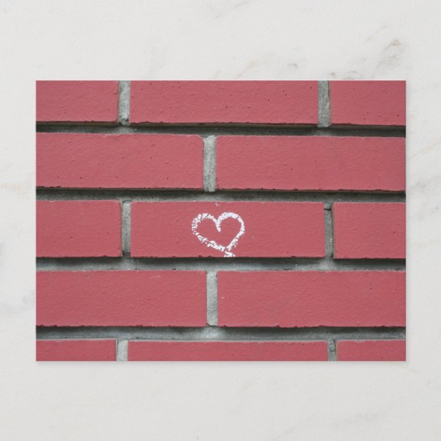 Brick Heart Vykort (Framsida)