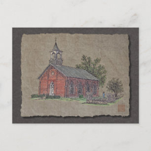 Brick Land Church Vykort