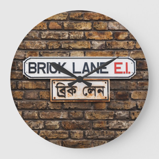 Brick Lane Clock Stor Klocka (Framsida)