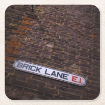 Brick Lane - Gatuskylt - Underlägg