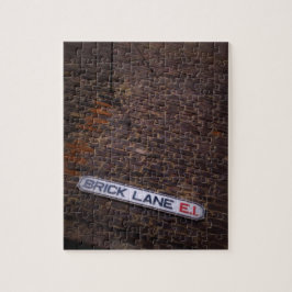 Brick Lane - London - Street Sign - 8x10 - 110 pc Pussel