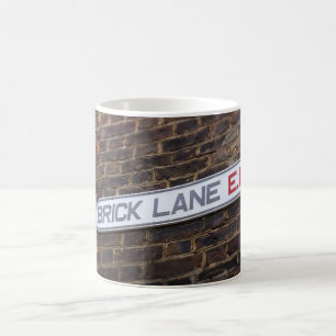 Brick Lane - London - Street Sign - Coffee Mugg