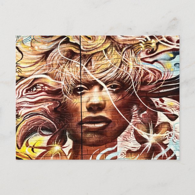 Brick Lane Street Art (1109) Vykort (Framsida)