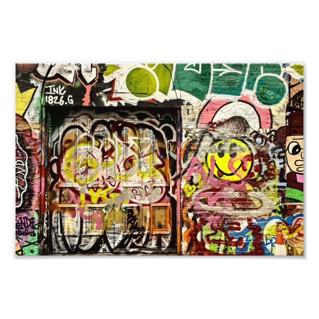 Brick Lane Street Art London (1119) Fototryck (Framsidan)