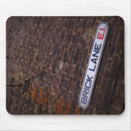 Brick Lane - Street Sign - London - Mousepad Musmatta