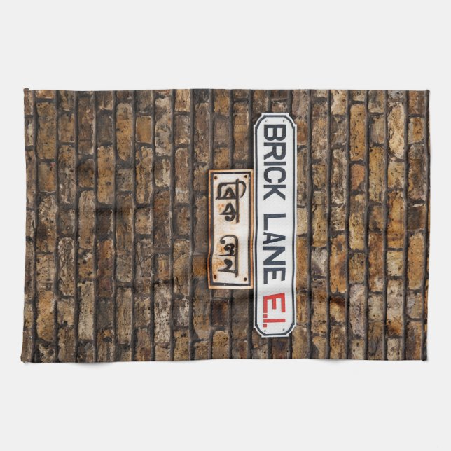 Brick Lane Tea Kökshandduk (Horisontell)