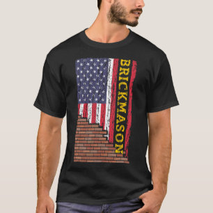 Brick Mason Brickayer Masonry Construction US Fla T Shirt