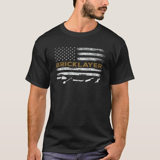 Brick Mason Funny Quote Brickayer Masonry Constru T Shirt (Framsida)