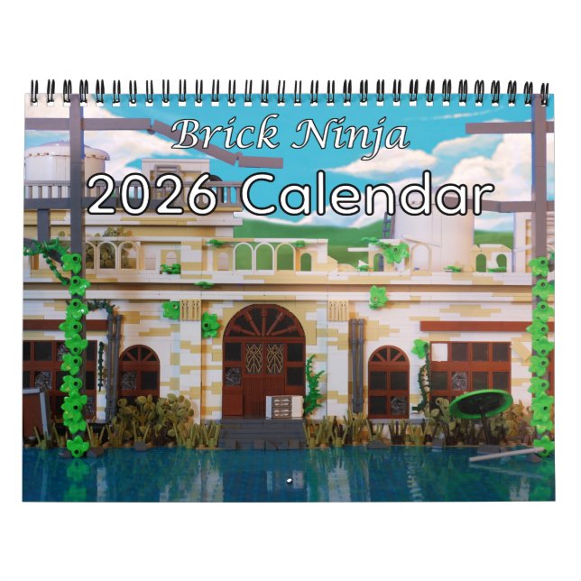 Brick Ninja 2026-kalender Kalender (Omslag)
