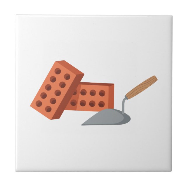 Brick och Trowel Kakelplatta (Framsidan)