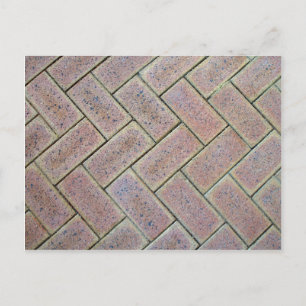 Brick Pave Struktur Vykort