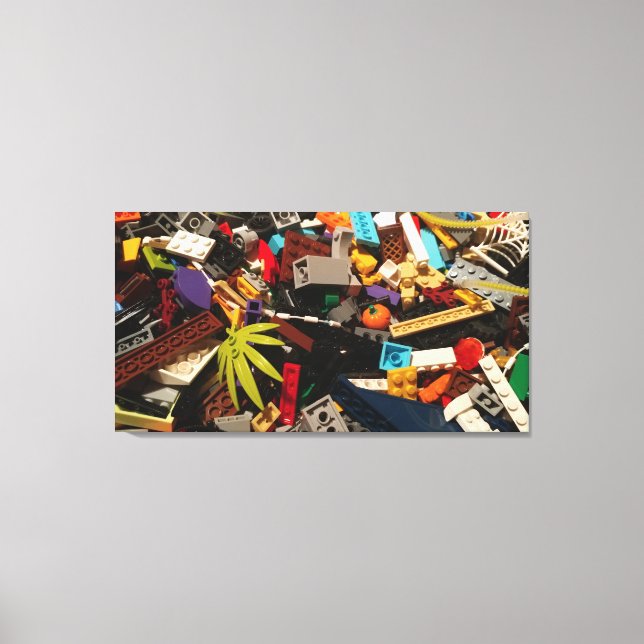 Brick Pile Canvastryck (Framsida)