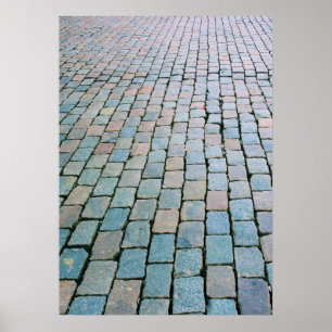 Brick Plaza at the Grand Ställe - Bryssel, Belgien Poster