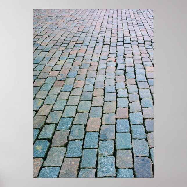 Brick Plaza at the Grand Ställe - Bryssel, Belgien Poster (Framsidan)