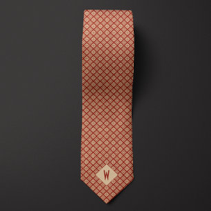 Brick Red and Sand Aztec-Inspired Mönster Slips