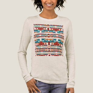 Brick Red Coral Turcos Southwest Art-inspirated T Shirt
