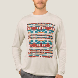 Brick Red Coral Turcos Southwest-design T Shirt