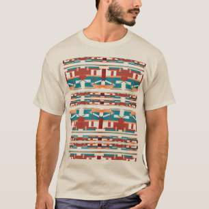 Brick Red Coral Turcos Southwest-design T Shirt