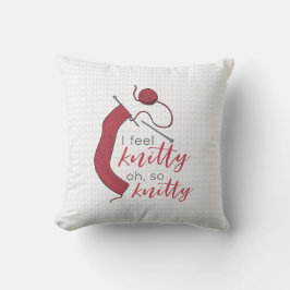 Brick Red I känner Knitty.. Kudde