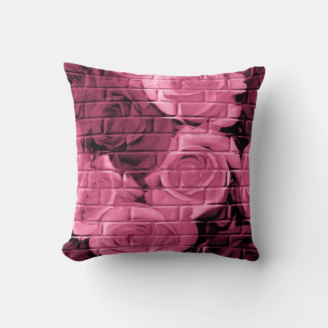 Brick Ro 10-Plum-Square Dekorativ kudde (Framsida)