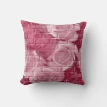 Brick Ro 14-Mauve-Square Dekorativ kudde