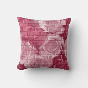Brick Ro 14-Mauve-Square Dekorativ kudde