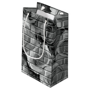 Brick Ro 15 Black White-Small Gift Bag